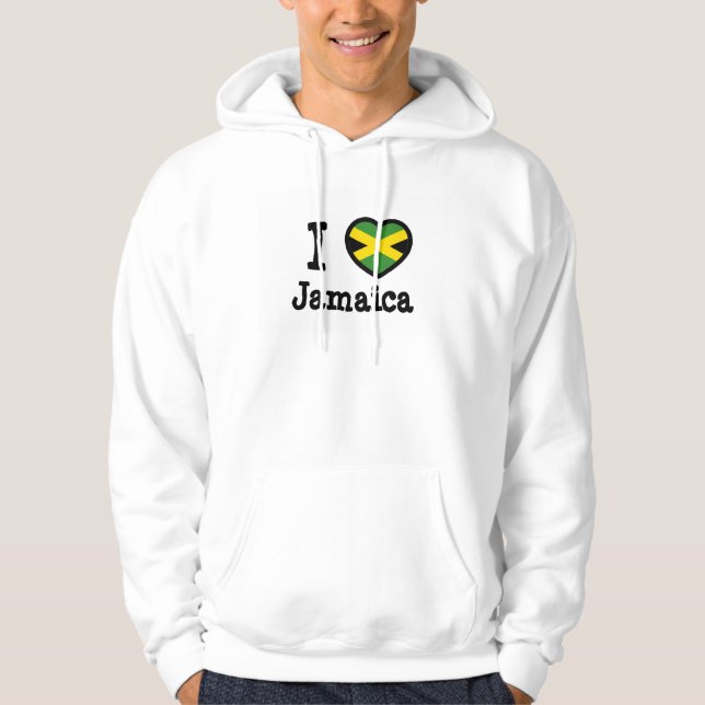 Jamaica Flagga Sweatshirt (Framsida)