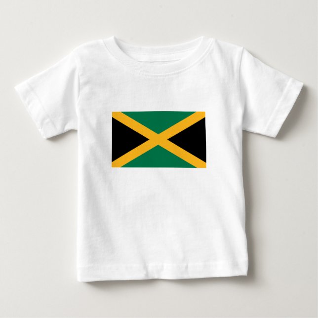Jamaica Flagga T Shirt (Framsida)