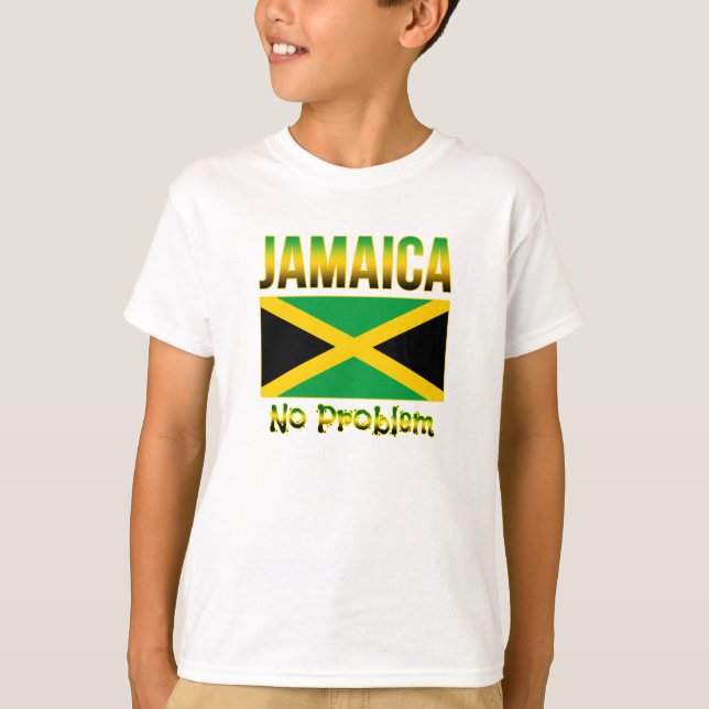Jamaica-Flagga T-shirt (Framsida)