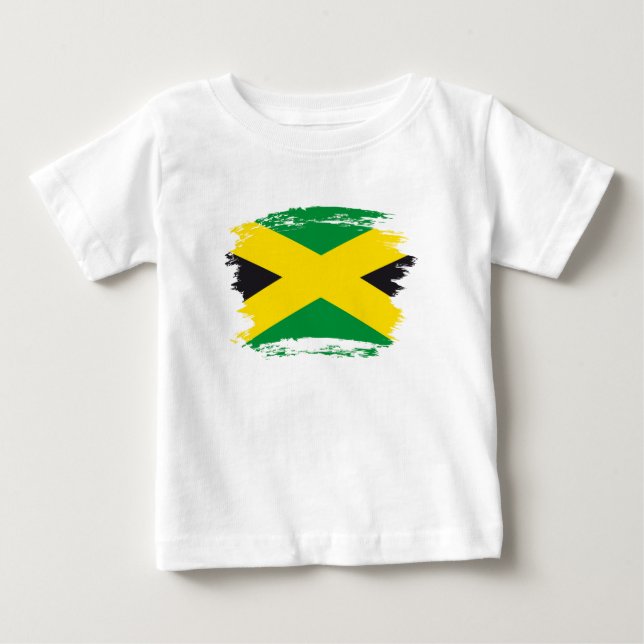 Jamaica flagga t shirt (Framsida)