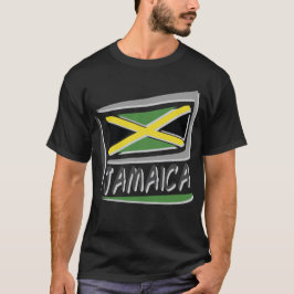 Jamaica Flagga T Shirt