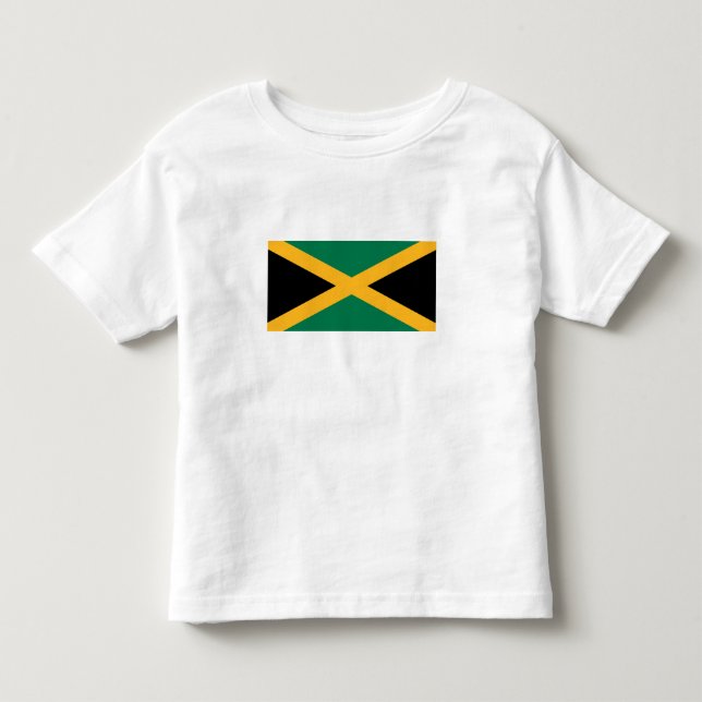 Jamaica Flagga T Shirt (Framsida)