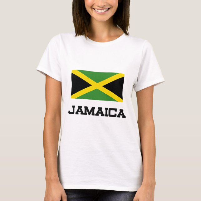 Jamaica Flagga Tee (Framsida)