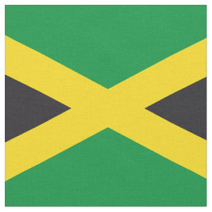 Jamaica flagga tyg