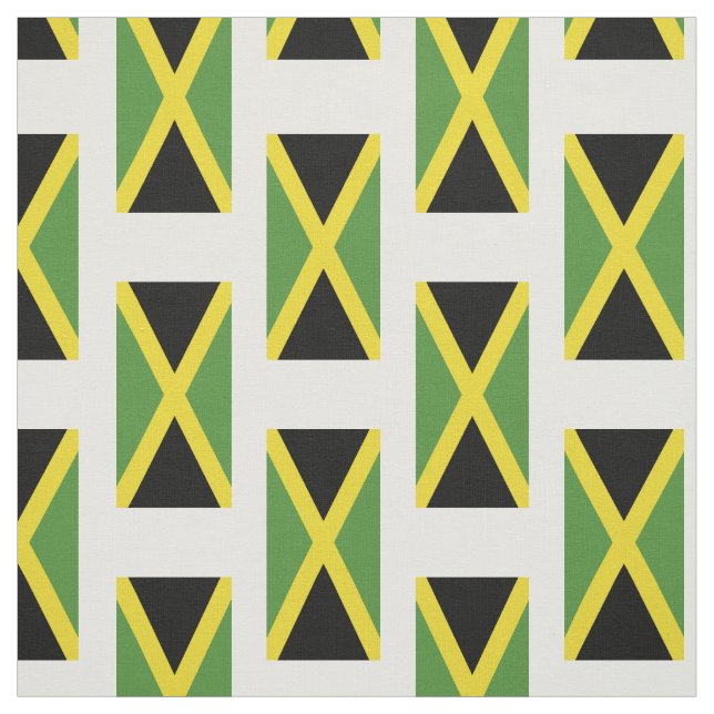Jamaica Flagga Tyg (Provkarta)