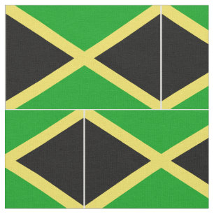 Jamaica flagga tyg