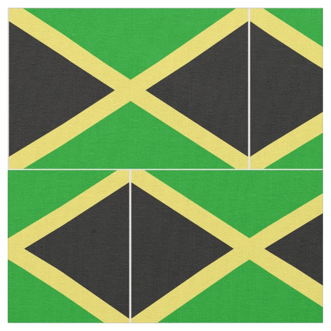Jamaica flagga tyg (Närbild)