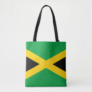 Jamaica flagga tygkasse