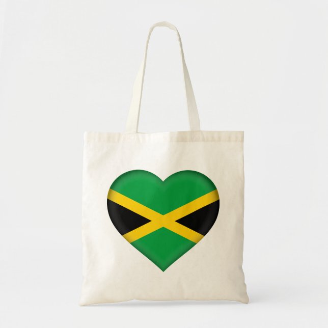 Jamaica flagga tygkasse (Framsidan)