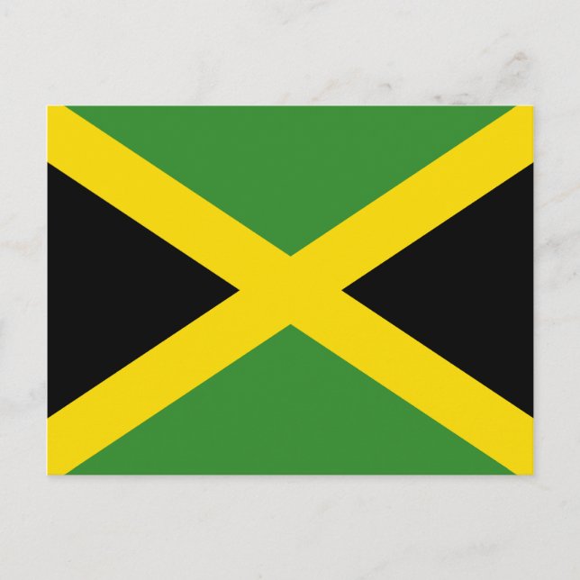 Jamaica Flagga vycard Vykort (Framsida)