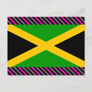 Jamaica Flagga Vykort