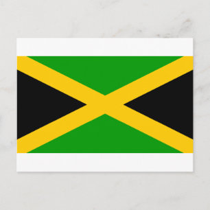 Jamaica Flagga Vykort