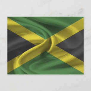 Jamaica Flagga Vykort