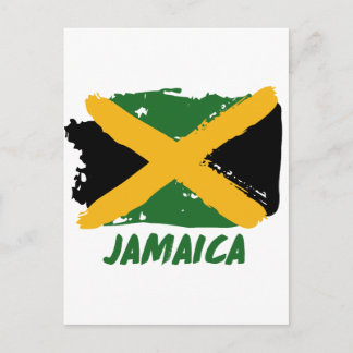 Jamaica flaggadesign vykort