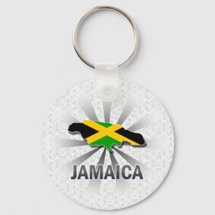 Jamaica flaggakarta 2,0 nyckelring