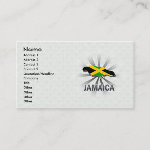 Jamaica flaggakarta 2,0 visitkort