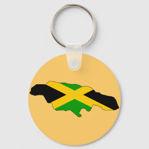 Jamaica flaggakarta nyckelring