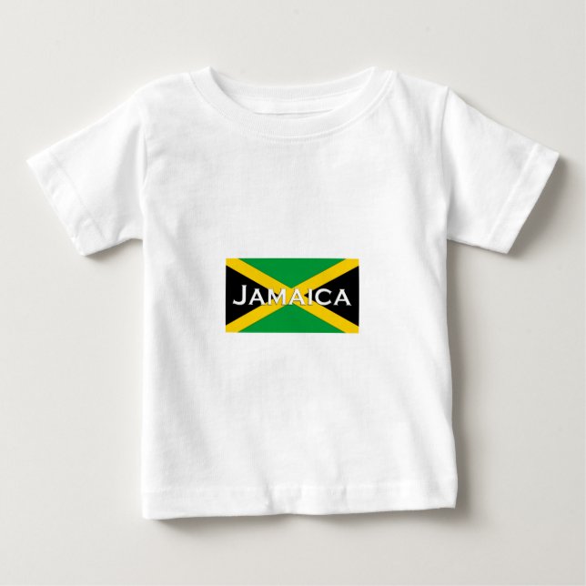 Jamaica flaggalogotyp tee (Framsida)