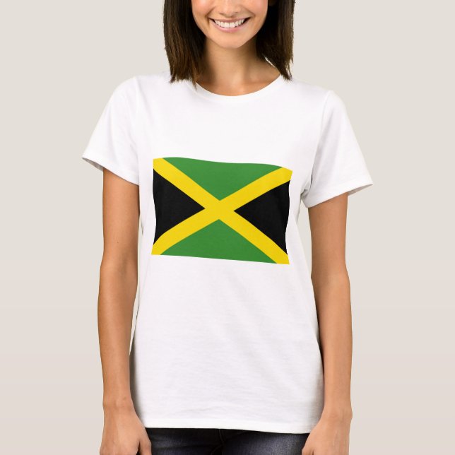 Jamaica flaggaprodukter t shirt (Framsida)