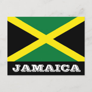 Jamaica flaggavykort vykort