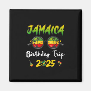 Jamaica Födelsedagsresa 2025 Rolig Familjesemester Magnet
