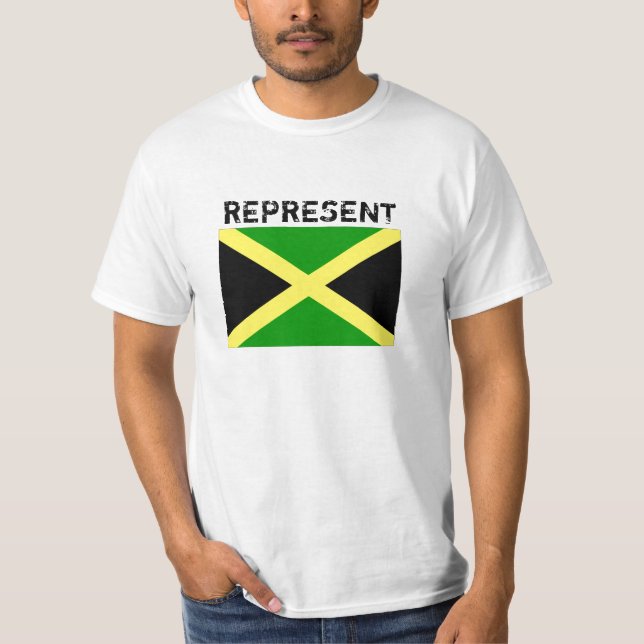 Jamaica FÖRESTÄLLER Tee Shirt (Framsida)