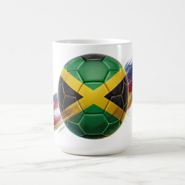 Jamaica Fotboll | Färdig för arenan | Supporterpry Kaffemugg (Center)