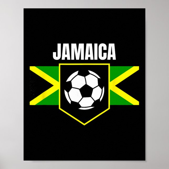Jamaica Fotboll Kid  Poster (Framsidan)