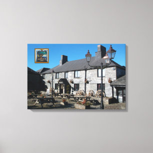 Jamaica gästgivargårdBodmin hed Cornwall England Canvastryck