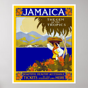 Jamaica ~ gemen av tropikernan poster