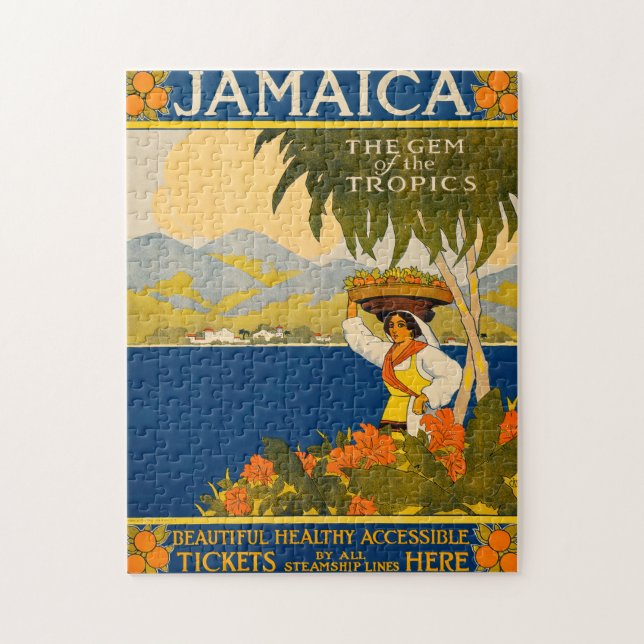 Jamaica gemen av tropikernan pussel (Vertikal)