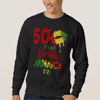 Jamaica Girl 30:e 50:e Party Outfit Match Lång Ärmad Tröja
