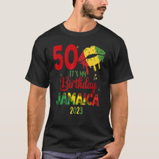 Jamaica Girl 30:e 50:e Party Outfit Match T Shirt