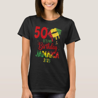 Jamaica Girl 30:e 50:e Party Outfit Match T Shirt
