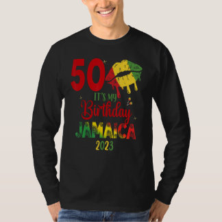 Jamaica Girl 30:e 50:e Party Outfit Match T Shirt