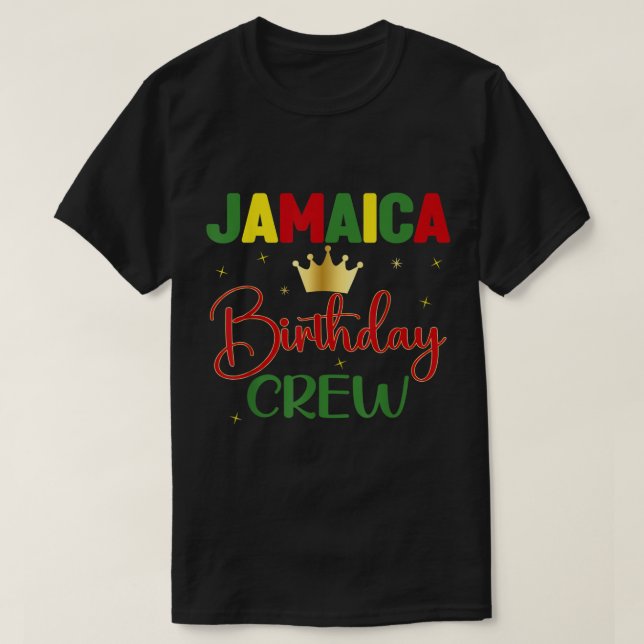 Jamaica Girl 30:e 50:e Party Outfit Match T Shirt (Design framsida)