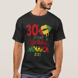 Jamaica Girl 30th 50th Party Outfit Match T Shirt