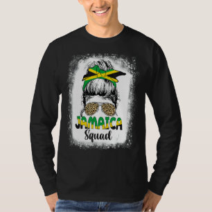 Jamaica Girls Resa 2022 Messy Bun Hair Sunglasses T Shirt