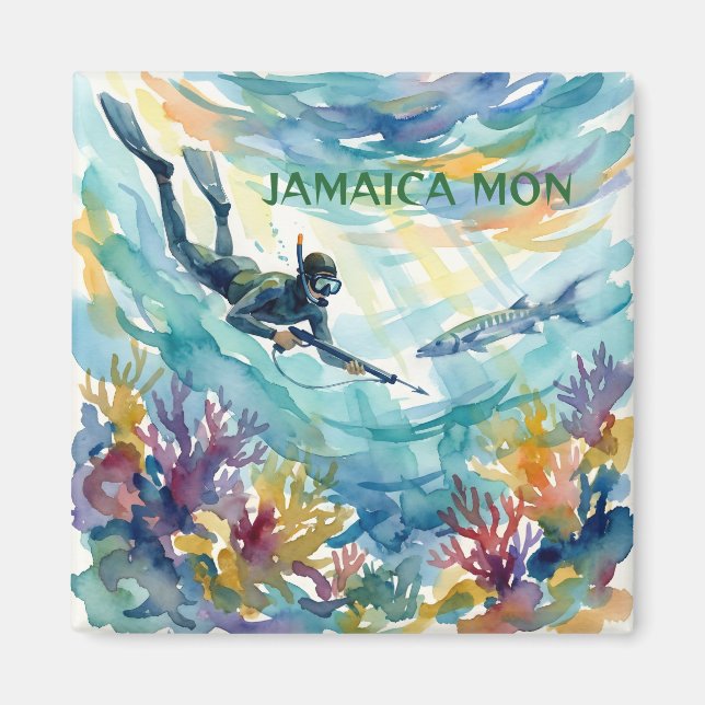 Jamaica glad magnet (Framsidan)