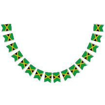 Jamaica Grönt Black Guld Jamaican Flagga