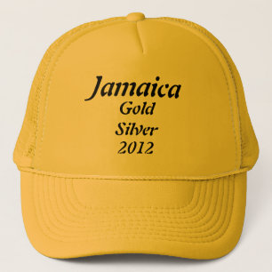 Jamaica guld silver truckerkepsar