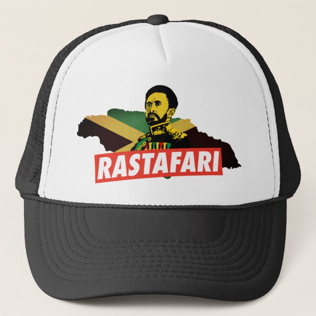 Jamaica Haile Selassie I Proud Jamaicans Cap  Keps (Framsida)