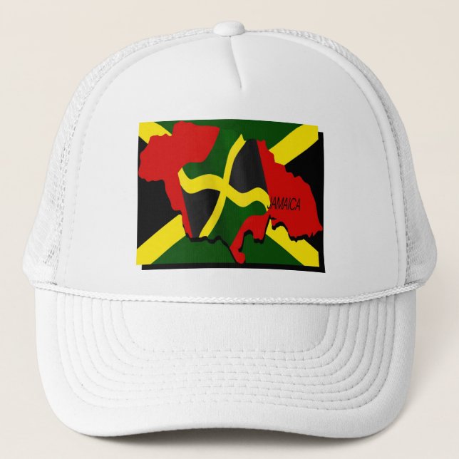 Jamaica hat truckerkeps (Framsida)