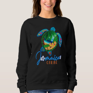 Jamaica Havssköldpadda Caribe Semester Familjeresa T Shirt