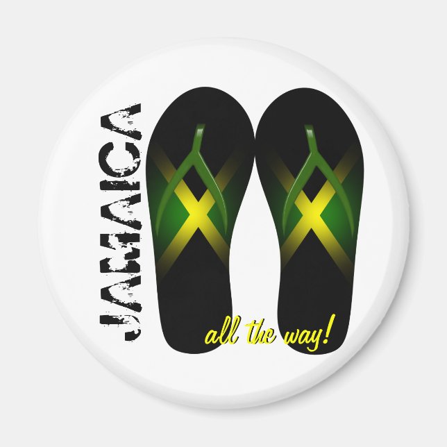 Jamaica hela Way Magnet (Framsidan)