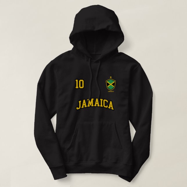 Jamaica Hoodie 10 Ocer Team Sports Jamaic (Design framsida)