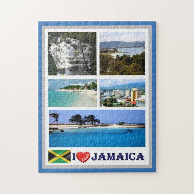 Jamaica - I Kärlek - Pussel (Vertikal)