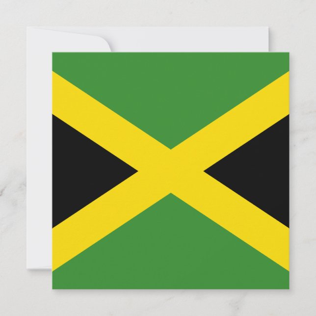 Jamaica-inbjudan till Flagga Inbjudningar (Framsida)