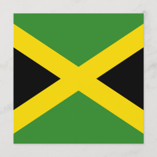 Jamaica-inbjudan till Flagga Inbjudningar
