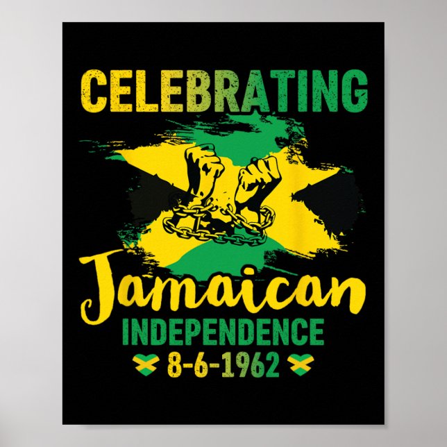 Jamaica Independence 8-6-1962 Proud Jamaican Poster (Framsidan)